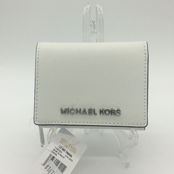 MICHAEL KORS SM MF ZA WALLET OPTIC WHITE - Picture 4 of 8